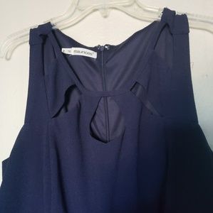 Donating soon**Maurices navy cutout dress
